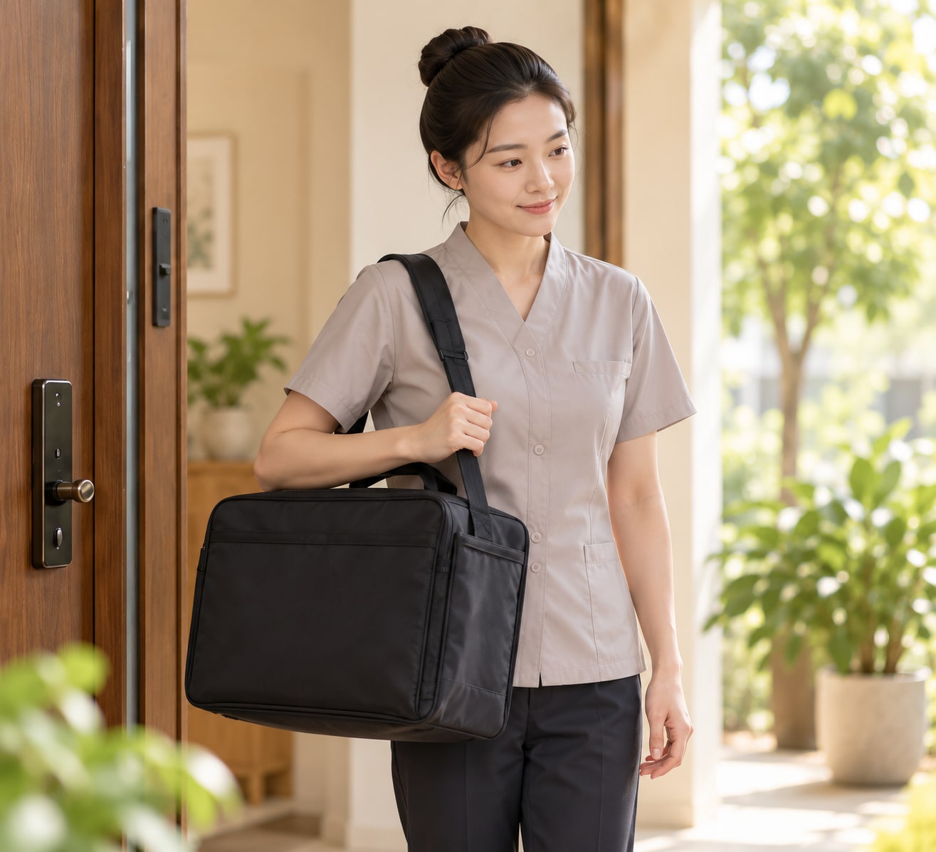 技师携服务包上门